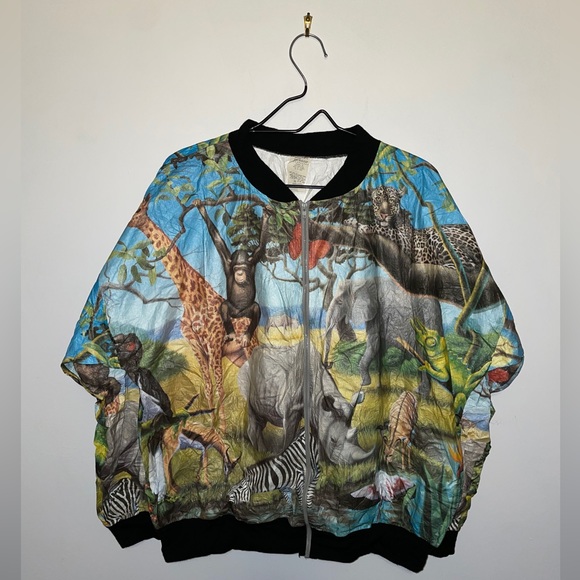 滴下 🇯🇵 JAPANESE SAFARI POUCH JACKET R/RARE 🇯🇵 滴下 - Picture 2 of 3